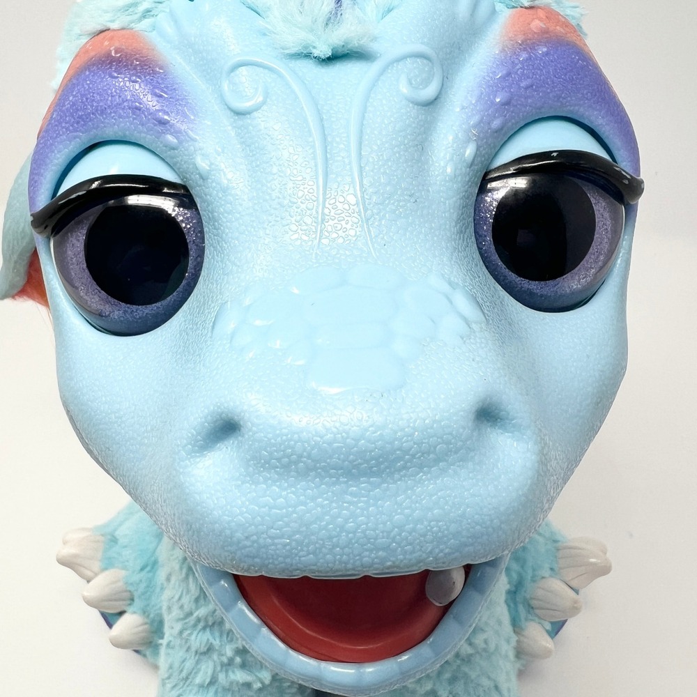 Hasbro FurReal Friends Torch My Blazin Dragon Interactive Plush Blue Tested - Picture 11 of 16